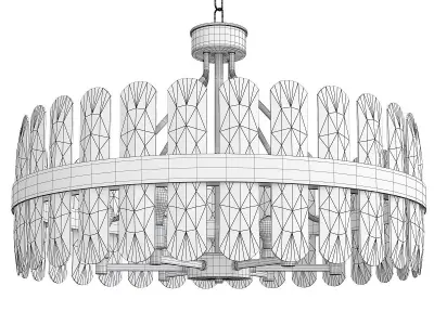 Genesia Chandelier Low-poly 3D model