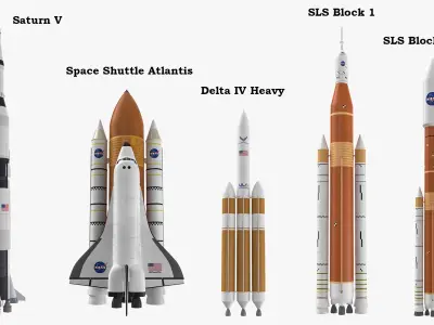  NASA Space Rockets Collection 