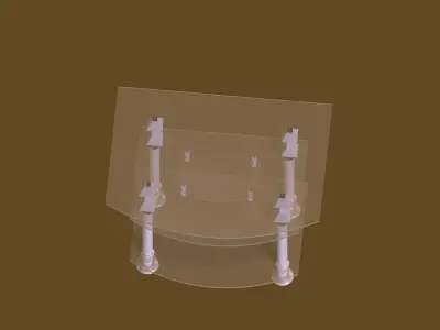 simple table 3D model