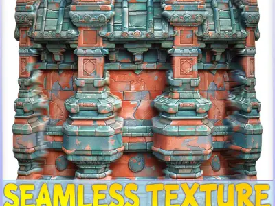 Stylized Wall Seamless Texture Texture