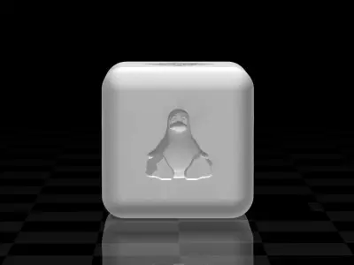 Operating Systems dice 3D print model