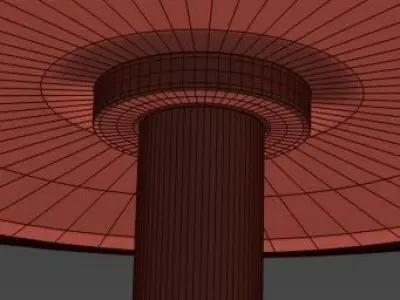 Ceiling Light with Light Tubes KARL 3D model