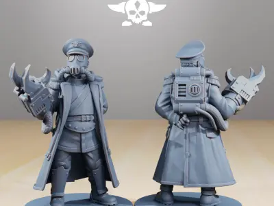GrimGuard Officer 2 3D print model