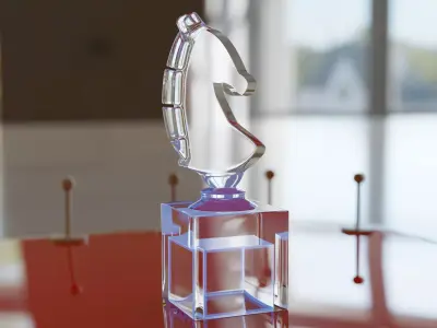 Squid Game Knight Chess Piece 3D model