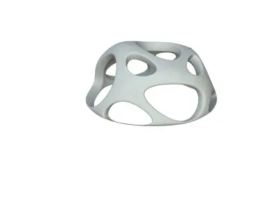 SciFi Cube Object No 47543 Low Poly Shape Low-poly 3D model
