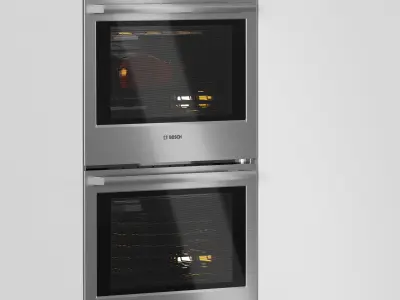 Bosch 800 Series Double Wall Oven 30 3D model
