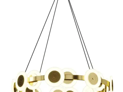 Samiya Chandelier Low-poly 3D model