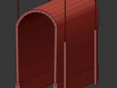 Tunnel - Suspended lamp 3D model