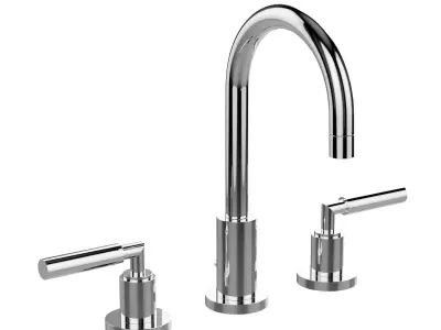 Dornbracht Tara Three-hole Bathroom Faucet 3D model