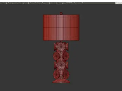 CURREY AND COMPANY TENTECOLO TABLE LAMP Low-poly 3D model