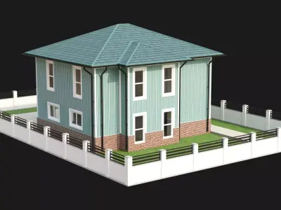 Traditional House 17 3D model