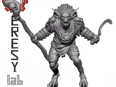 HL210 - Greater God Shaman 2 3D print model