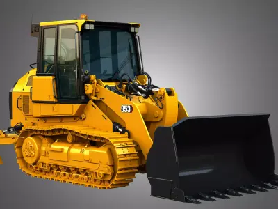 953 Track Loader - Bucket 3D model