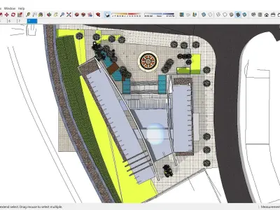 Sketchup Cultral Center G4 3D model