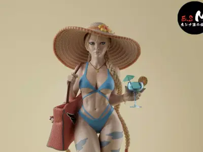 Cammy CHARACTER BY ESM 3D print model