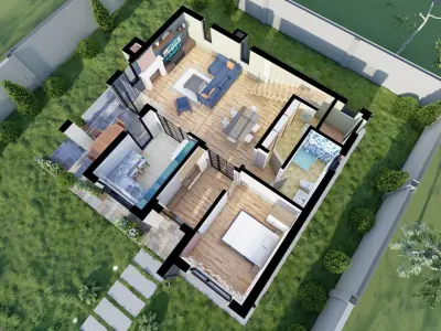 Modern House  3D model