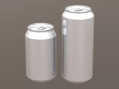 Standard Aluminum Can 3D model