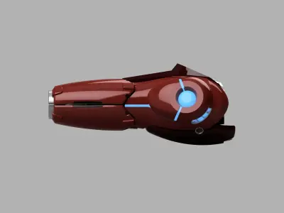 Metroid Dread Samus Aran Omega Arm Cannon With Firing Action 3D print model