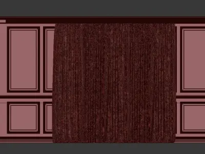 Curtain Set 192 3D model