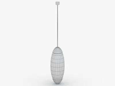 1500 - Hanging Lamp Low-poly 3D model