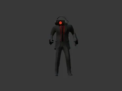 dark speakerman 3D model