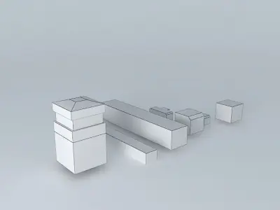 ventilation asset set Free 3D model