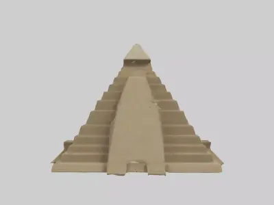 Pyramid Model Low-poly 3D model