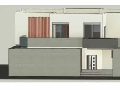 Villa 3D model 8