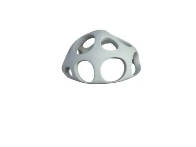 SciFi Cube Object No 48812 Low Poly Shape Low-poly 3D model