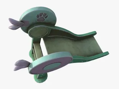 Kid Slide Playing Equipment For Children 3D model