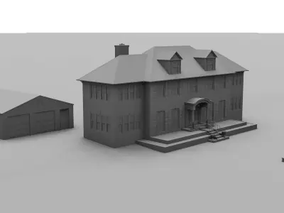 Home Alone House 3D model