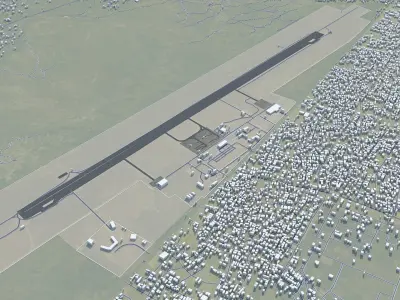 Oko Erin Ilorin Kwara Nigeria 30km Low-poly 3D model