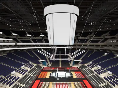  Octagon UFC Arena Interior 