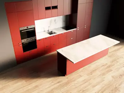 116-Kitchen8 matte 10 3D model
