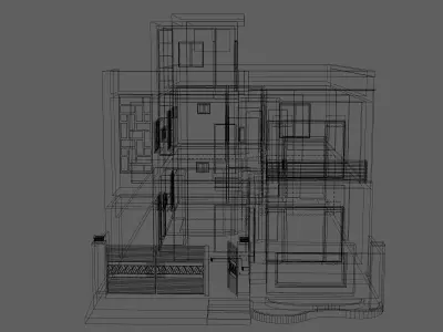 Modern House Design 7001 3D model