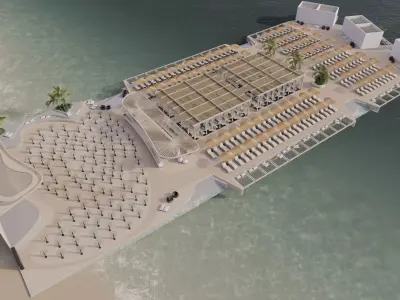 Beach Exterior 3D model