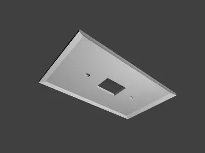 Standard light switch cover Free 3D print model