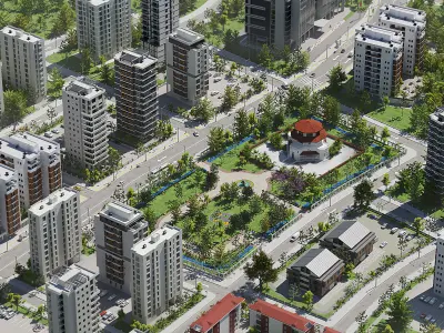 Sketchup City Model V1 3D model