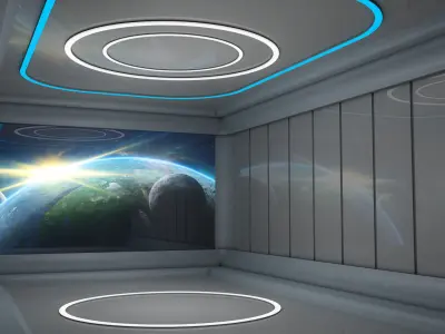 Sci Fi Room 3D model