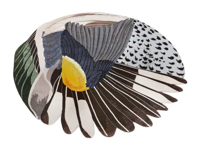 CC-Tapis Feathers and Round carpets 3D model