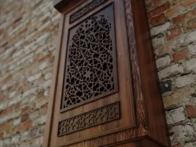 Arabic Window Mashrabiya 05 - Cairo - Egypt 3D model