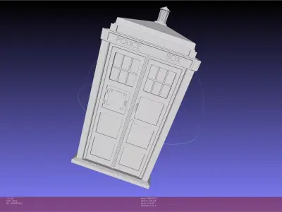 Doctor Who TARDIS Printable Model 3D print model