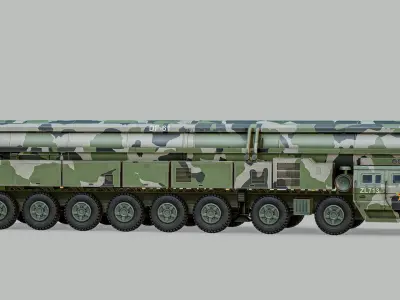  Dongfeng DF-41 Mobile Intercontinental Ballistic Missile PBR 