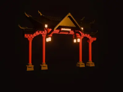 Tori Japanese  3D model