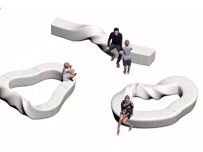Creative Seats 3D model purchase