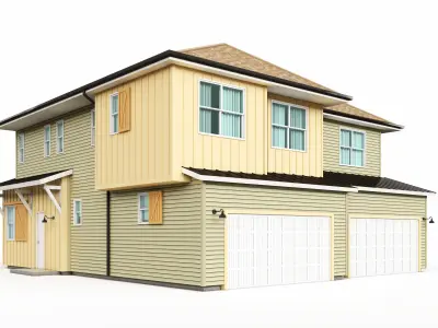Single Family House-2 3D model
