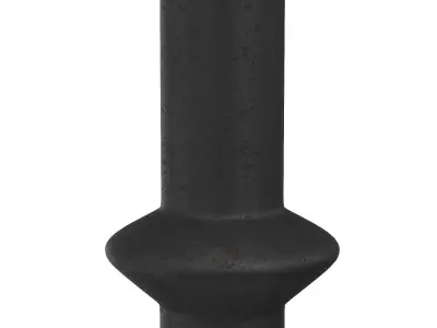 Edge Table Lamp Black 3D model