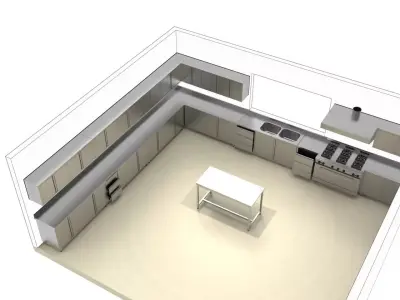 KITCHEN 84 3D model