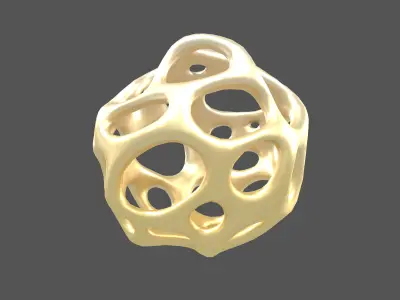 Abstract Shape v19 004 Low-poly 3D model