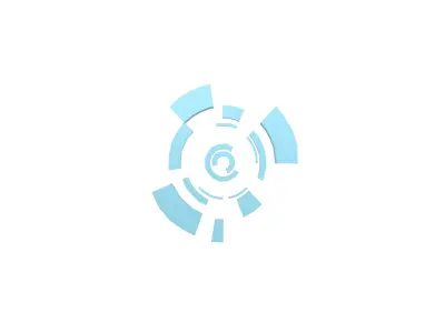 UHD High-tech Graphical Interface v3 001 Low-poly 3D model